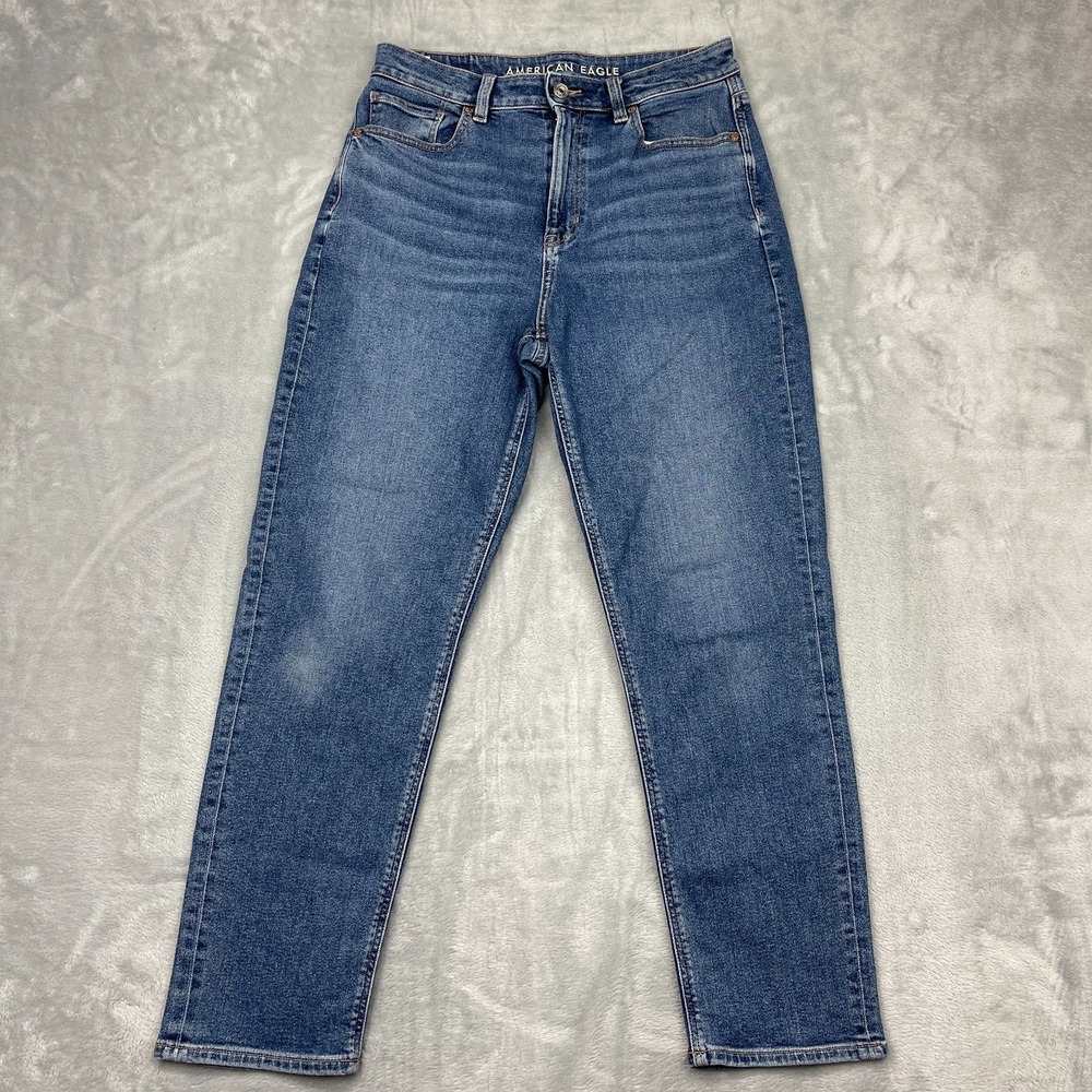 American Eagle Jeans Womens 6R (29x27) Blue Denim Boho Streetwear Straight Leg
